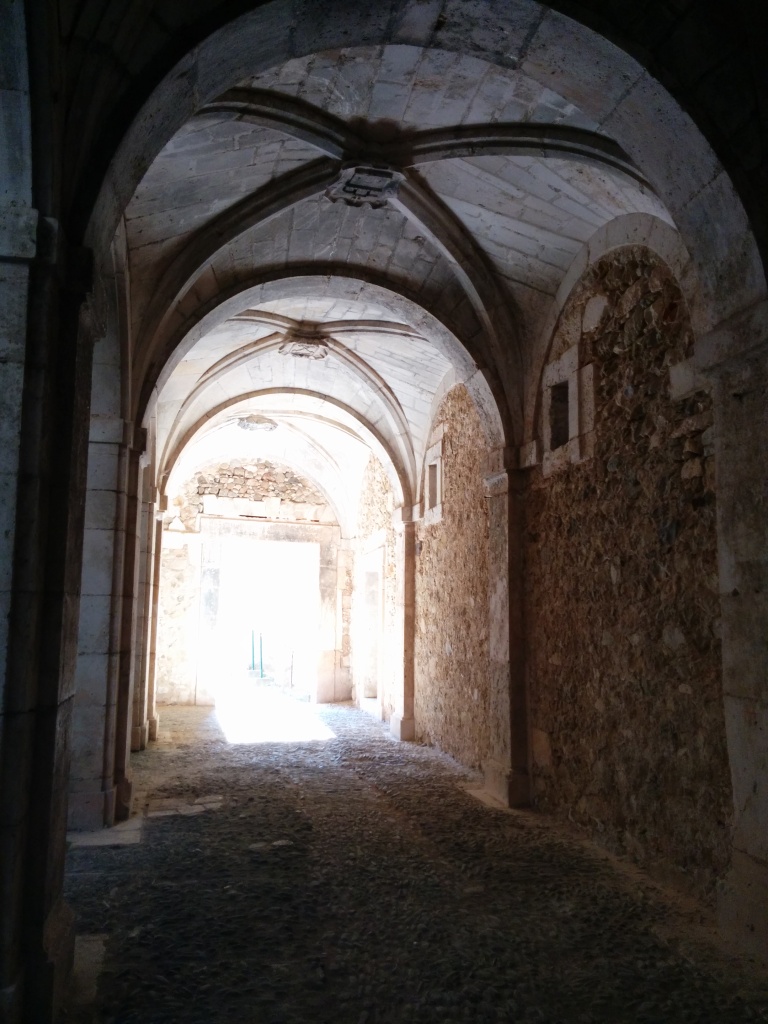 The barrel vaults of the monastery