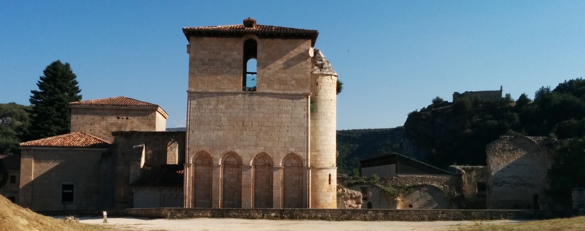 Side view of San Pedro de Arlanza